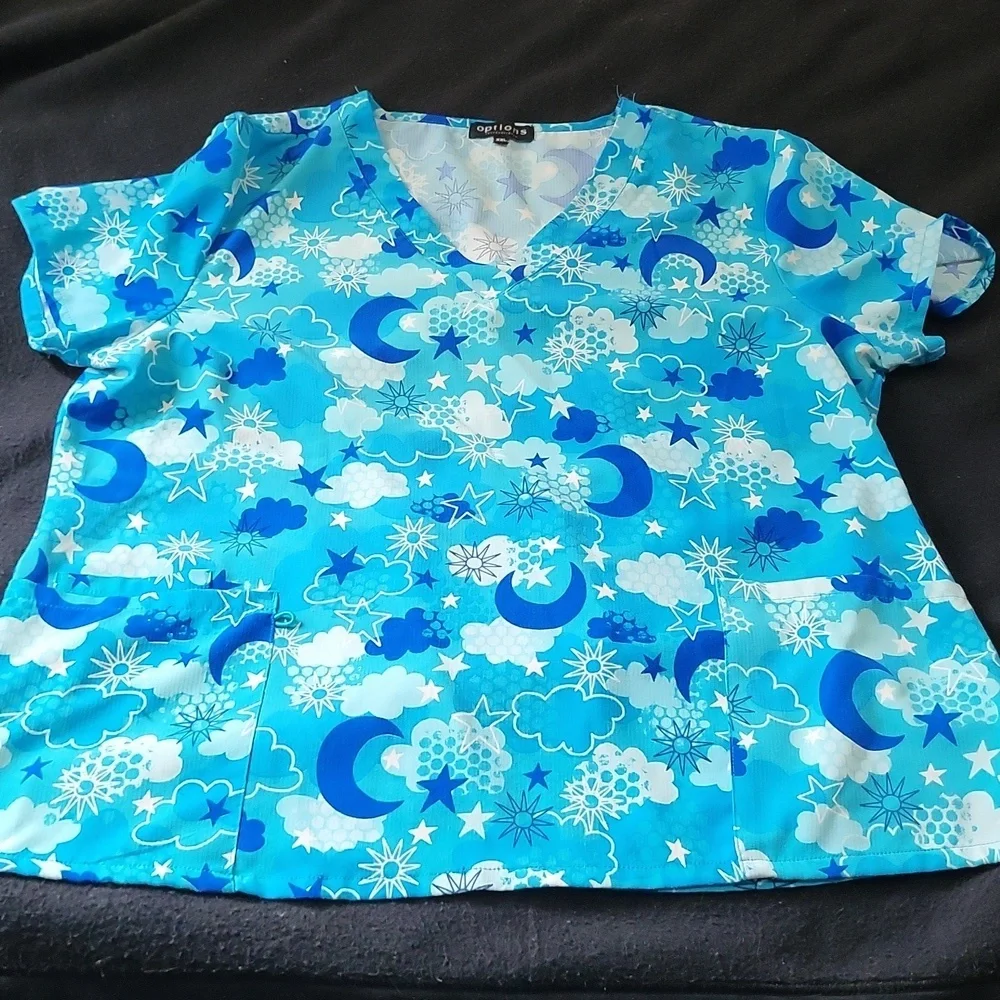 Options Scrub Top - Picture 1 of 4